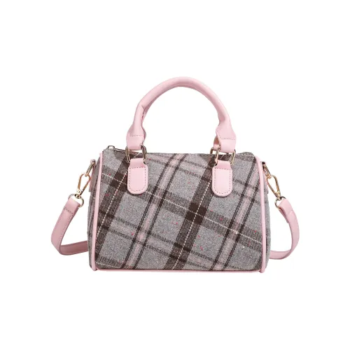 NX DOUGHNUT Шерстяная Сумка на Одно Плечо Женская Розовая