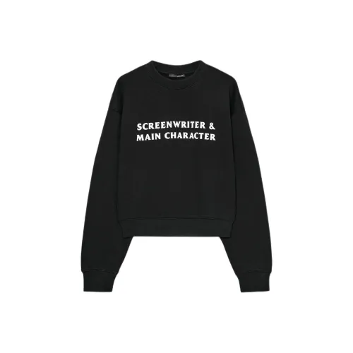 ZARA Черный Женский Свитшот