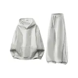 Белый Фотиния Серый Топ + Белый Фотиния Серый Штаны