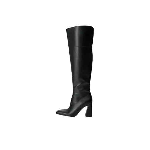 ZARA 50th Anniversary Collection Over The Knee Boots 9cm Женские Черные