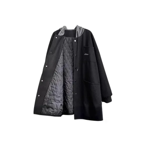 Chisportate Черная подкладка [Нет логотипа на груди] Унисекс пальто