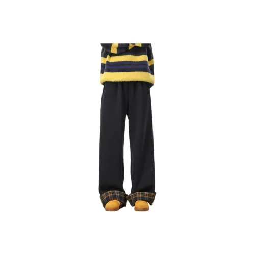 TUOFEI Темно-синие унисекс повседневные штаны