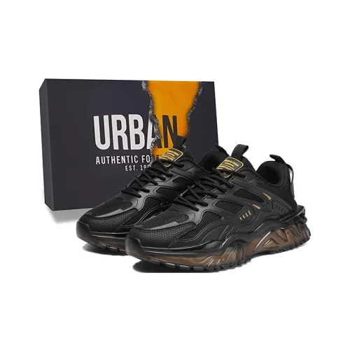 URBAN AUTHENTIC Высота Увеличивающая Устойчивый к истиранию Дышащий Противоскользящий Низкий Топ Тяжелая Подошва Мужские