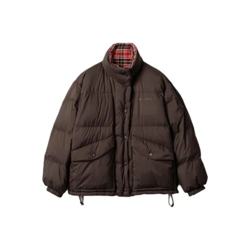 MIU MIU Коричневый Женский Пуховик