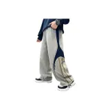 Абрикос Серый Флисовые Подкладочные Штаны