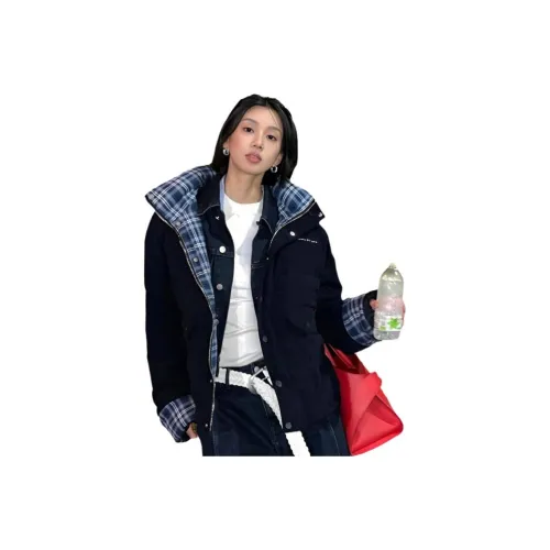 SKYA Темно-синий Синий Женский Пуховик