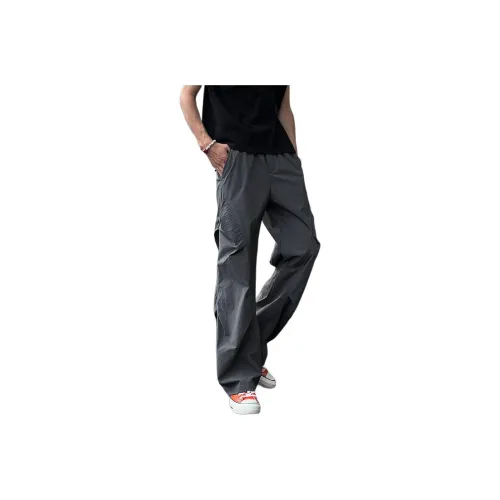 SKBO Серые Унисекс Повседневные Штаны