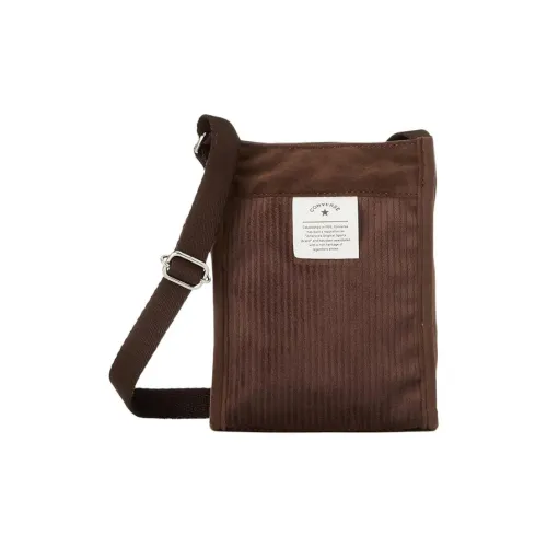 Конверс Вельвет Сумка через плечо Мини Унисекс Коричневый