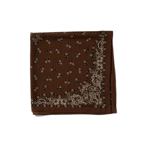 MIU MIU Ткань Вязаные Шарфы Унисекс Умбра