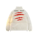 Белый хлопковый пуховик