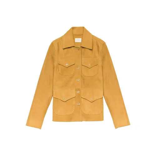 DOEN Дикий Шалфей Женские Кожаные Куртки