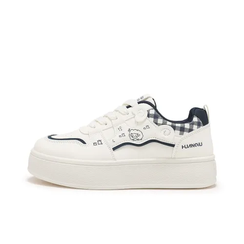 HUANQIU Обувь Женская Нишевая Милый Белый Кроссовки Женская Обувь Модная Универсальная Увеличение Высоты Легкая