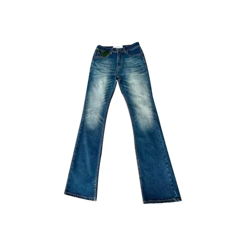 YICHEN Blue Unisex Jeans YICHEN Синий Унисекс Джинсы