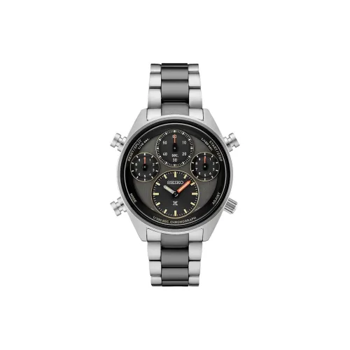 SEIKO Prospe Solar Кварцевый механизм нержавеющая сталь ремешок часы 42 мм черный циферблат мужские часы