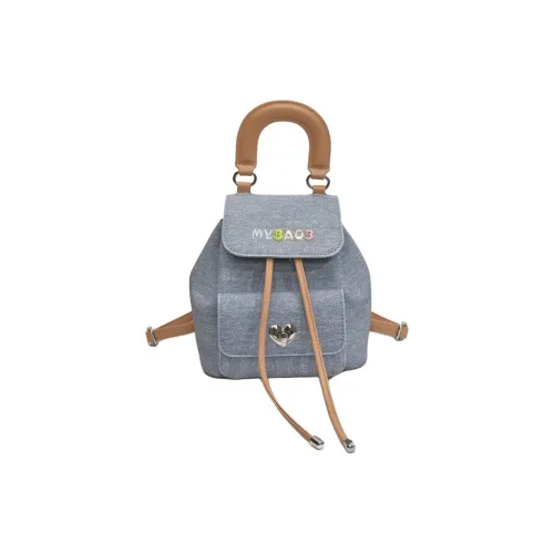 NX DOUGHNUT ПУ (полиуретан) Рюкзак Стандартный Женский Синий