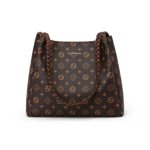 Younger Song Сумка через плечо из синтетической кожи стандартная женская кофейного цвета