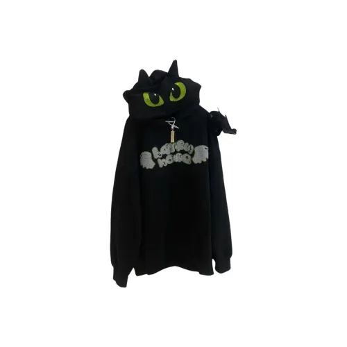 SAGP Черный флис с подкладкой унисекс свитшоты