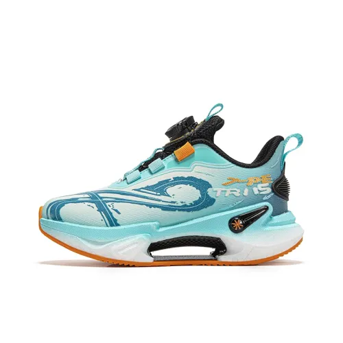 7 PE Тихий Баланс Поддержка Низкий Топ Детские Беговые Кроссовки Светло-Морской Синий Подростки