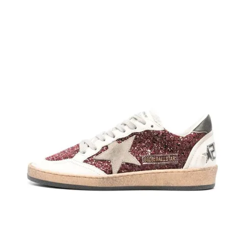 Golden Goose Ball Star Low Топ Скейтборд Кроссовки Женские Красные