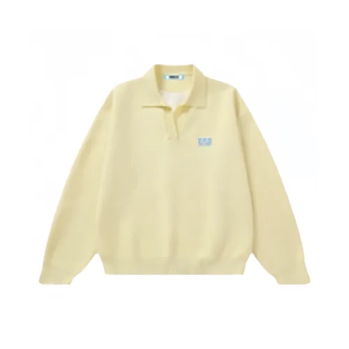 ECONICE Желтый Свитер Женские Свитера