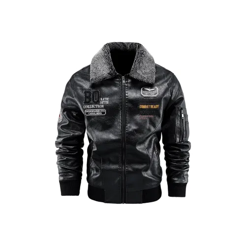 VNHP Мужские кожаные куртки