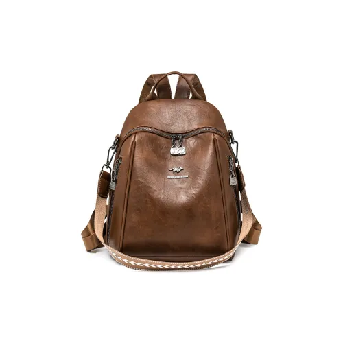 NX DOUGHNUT ПУ (полиуретан) Рюкзак Стандартный Унисекс Коричневый Черный