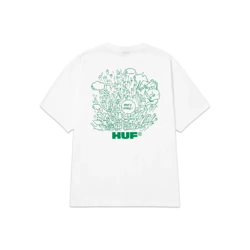 HUF Белый Унисекс T-рубашки