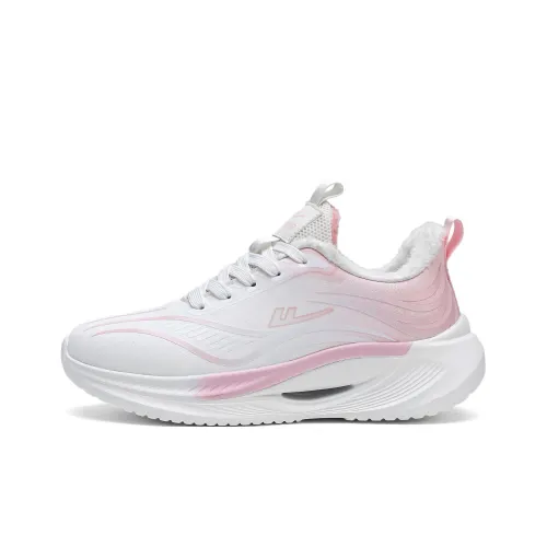 Кроссовки Warrior для бега низкий верх белые и розовые женские