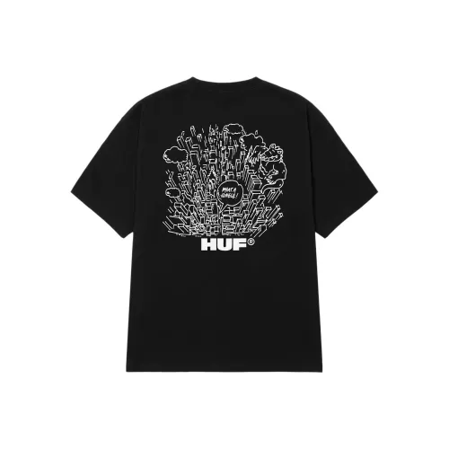HUF Черный Унисекс T-рубашки