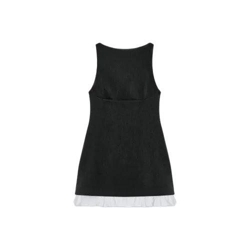 ZARA Collaboration Угольный Серый Женские Платья без Рукавов