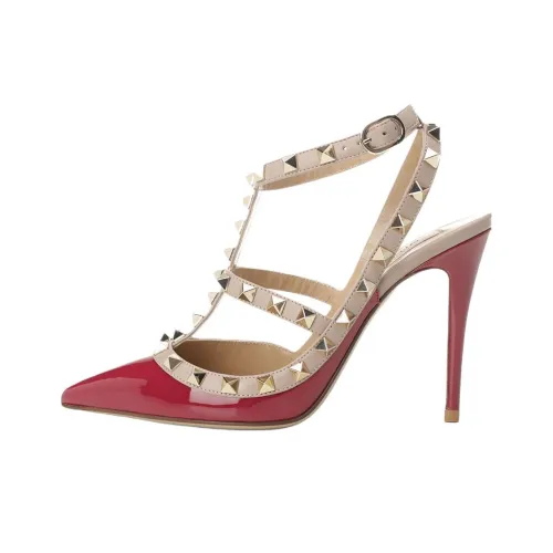 Valentino Garavani Узкий каблук Высокие каблуки Женские Красный