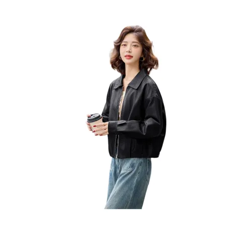 Куртка из кожи Kangaroo женская