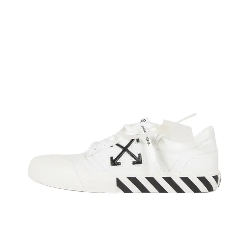 OFF Белый Низкий Топ Кеды Мужские Белые