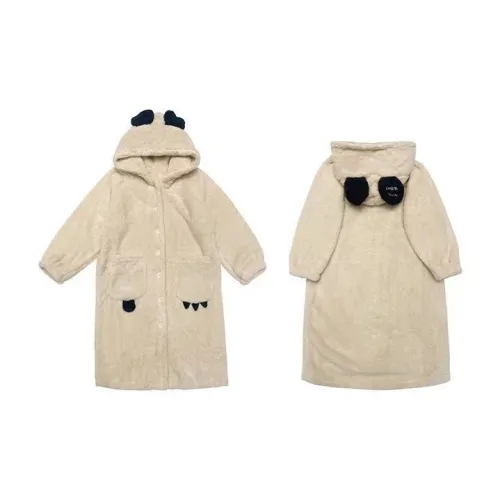 GOYN B8811 Фланель Медведь Сон Халат Брюки Комплекты Одежды Женские Пижамные Наборы