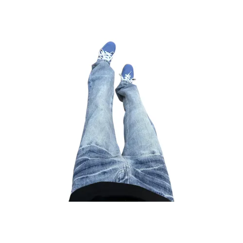 GMTK Ice Blue Semi Эластичный Пояс Мужские Джинсы