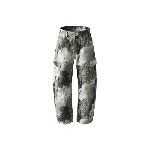 Voguo Relay Ink Camouflage Unisex Jeans
