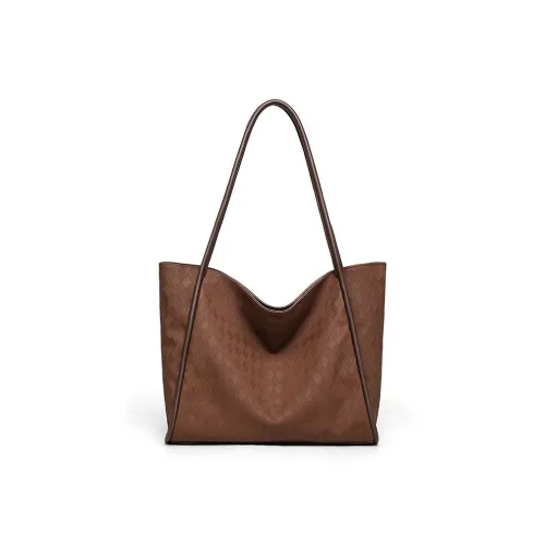 Younger Song Сумка через плечо из синтетической кожи стандартная женская коричневая