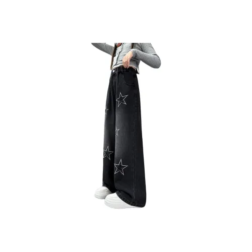 MY LITTLE PONY Деним Черный Утолщенный Wa Флис Подкладка Школьные Джинсы