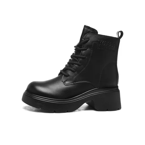 Golden Silk Rabbit Martin Boot Женские