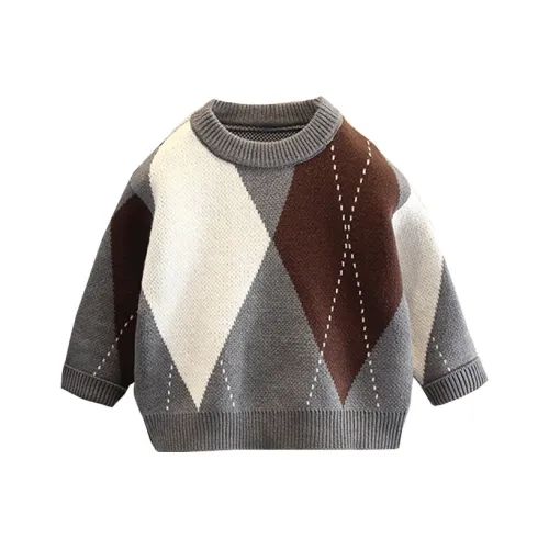 ZHIO Белый Серый Кофейный Kids Свитера
