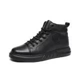 Чёрный, толстый, хлопковый, флис