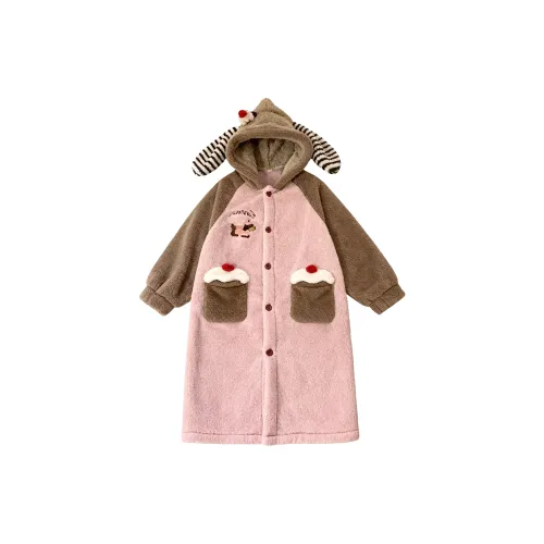 O'MESIK Розовый Женские Банные халаты