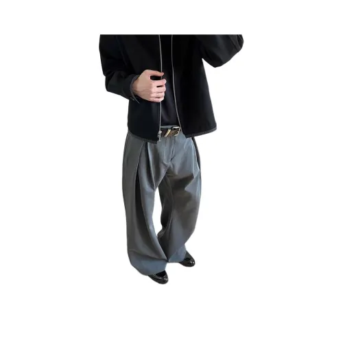 LEONBINNO Серый Унисекс Костюм Брюки