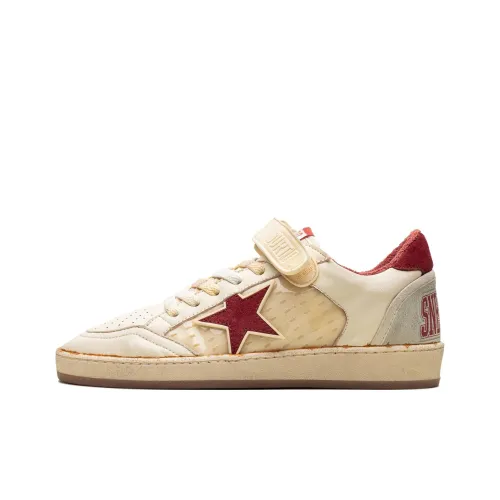 Golden Goose Ball Star Low Топ Скейтборд Кроссовки Мужские Бежевые