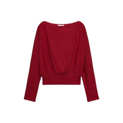 ZARA Collaboration Темно-красный Женский Трикотаж