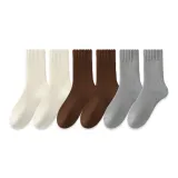 [6 упаковок] Белый 2 + Светло-серый 2 + Кофейный 2