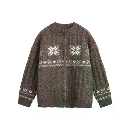 Captainbeer Коричневый Женский Трикотаж