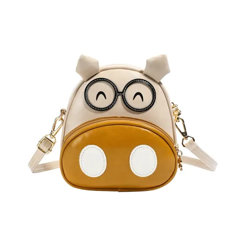 North Pack ПУ (полиуретан) Сумка через плечо Женская Бежевая Коричневая