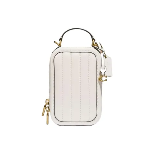 COACH Alie Кожа Сумка Мини Женская Белая