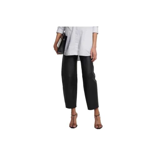 Рамка Черные Женские Кожаные Штаны